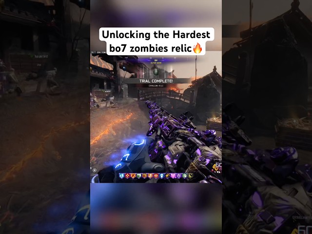 Unlocking the Dragon relic in bo7 zombies🔥 #foryou #gaming #callofdutycoldwarzombies #cod