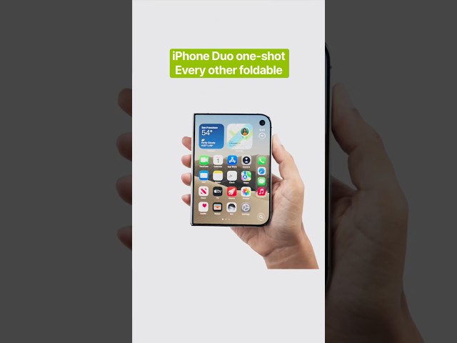 Apple just ended Android foldable phones 🤷‍♂️ #apple #foldableiphone #foldables #iphoneduo