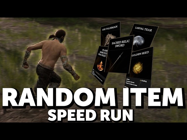I tried speed running for RANDOM Items in Elden Ring