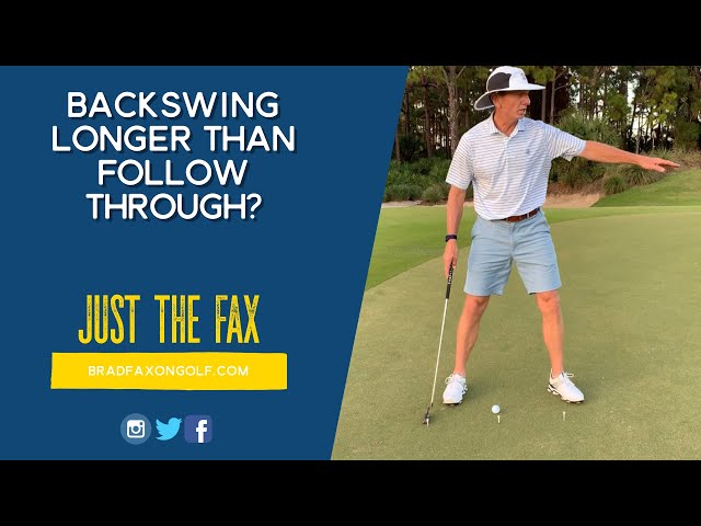 Putting backstroke tip with Brad Faxon