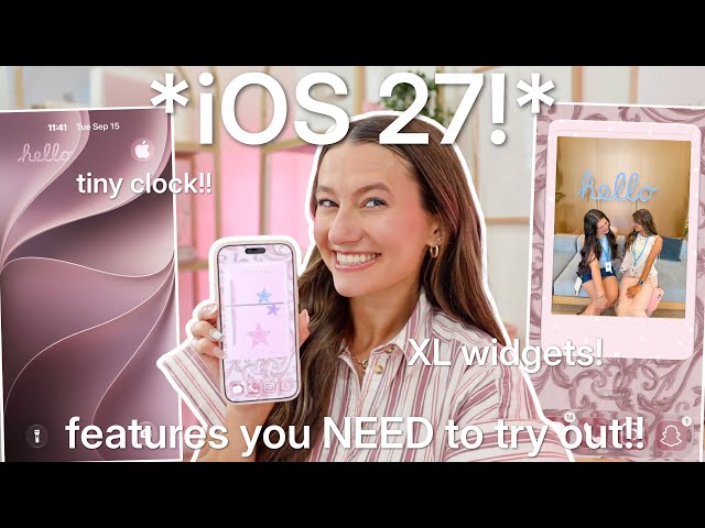 iOS 27 iphone customization + organization tips/tricks! MUST DO new features! 🤭