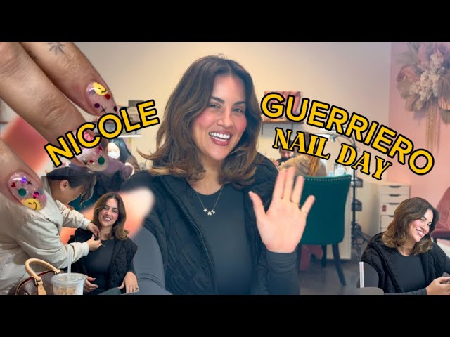 Queen- NICOLE GUERRIERO 👸🏻 x nails by Aran 💅🏻  nail session = yap session