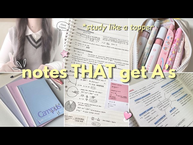 How to Take Notes Effectively in Class (note-taking tips)