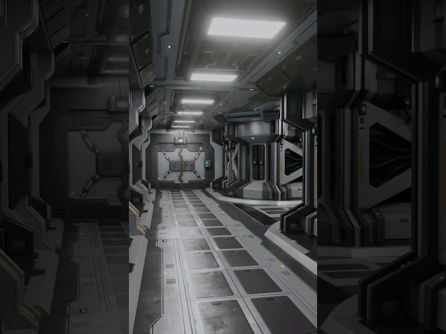 Made in Blender 3D Sci-Fi Corridor #noia  #eevee #gameready #blender3d #realtime3d #animation