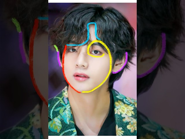 HOW TO DRAW THE KIM TAEHYUNG STEP BY STEP