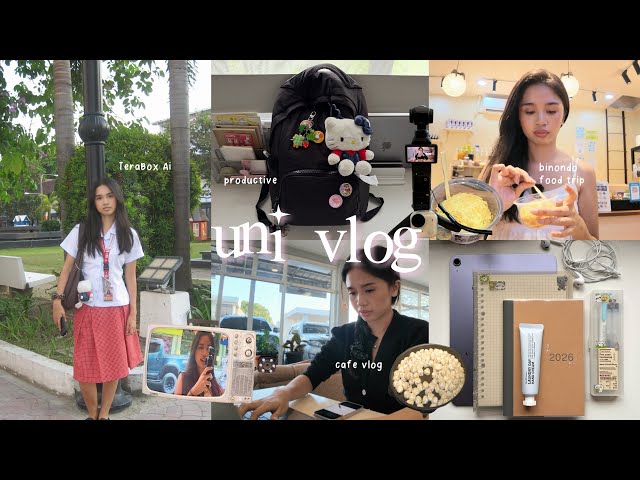 Slice of Life📓Uni Vlog, Cafe, Terabox, Binondo, Food Trip, Etc.