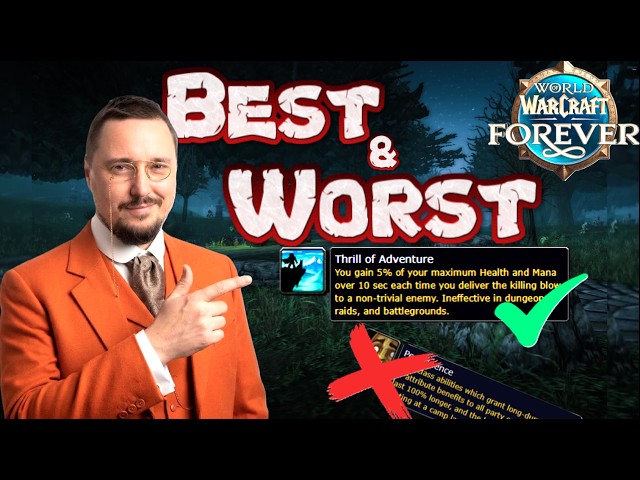 WoW Forever Legacy System: Don't Waste Your Points