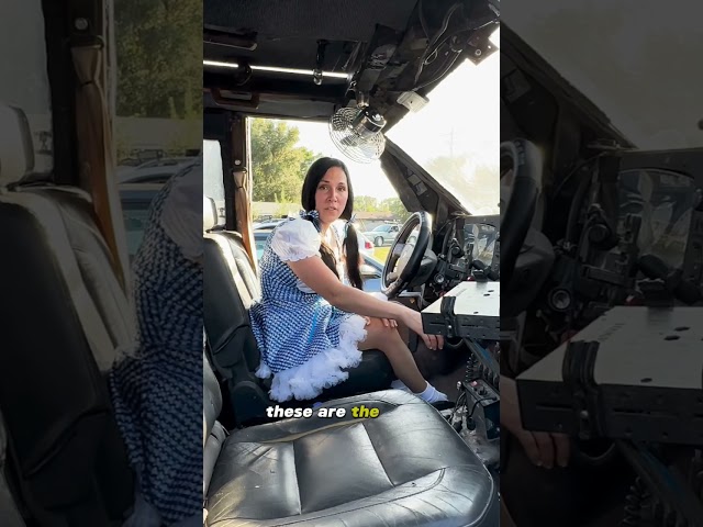 Dorothy explains the components to the most capable #stormchasing #vehicle on the planet... the TIV2