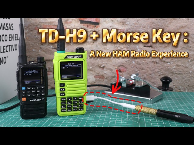 New TD-H9 Upgrade Is Coming — Morse Code Interface Cable Coming Soon! #morsecode #ham #comms