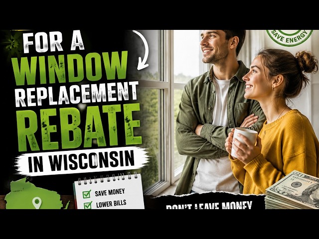 How to apply for a window replacement rebate in Wisconsin
