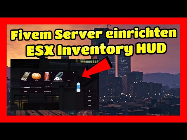 Setting up a Fivem server #7 Installing a new ESX Inventory HUD Tutorial