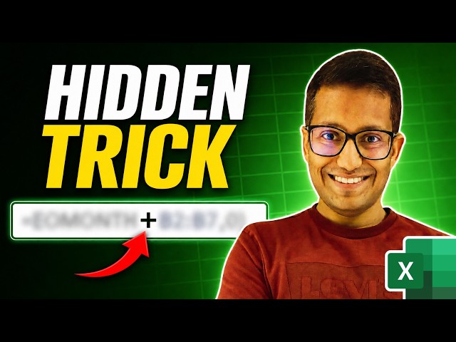 Hidden Formula Trick to Make Functions Spill in Excel
