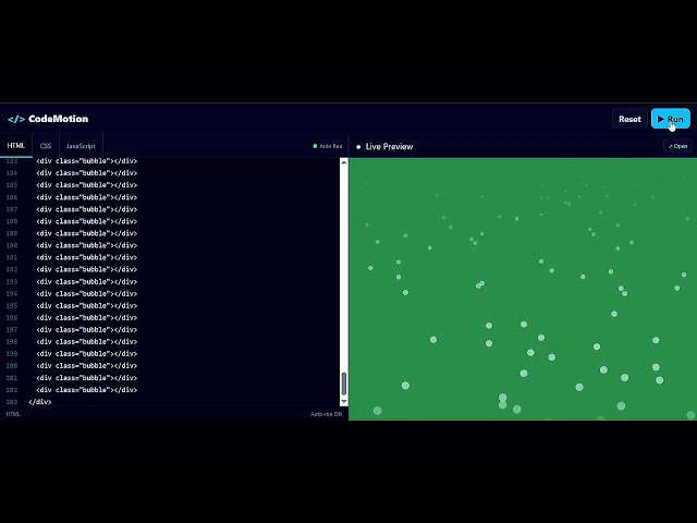 I Built This Cool Animated Bubble Effect Using HTML & CSS 🔥💻