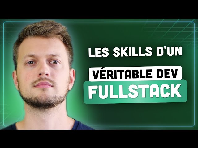 Everything a Fullstack developer needs to master!