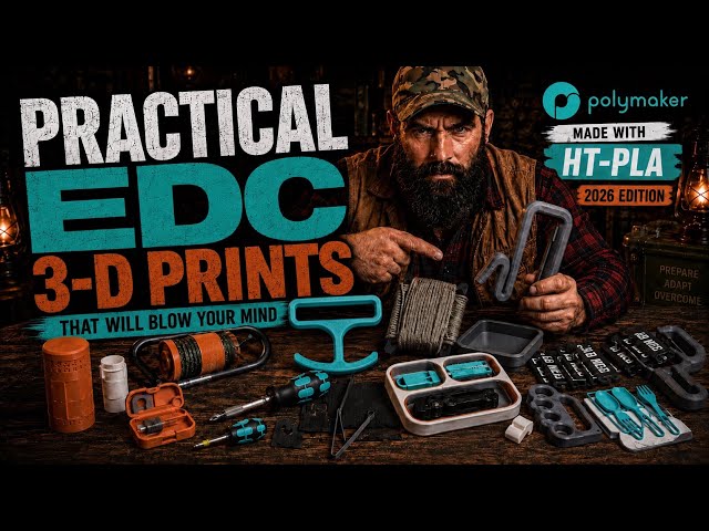 The BEST Functional EDC 3D Prints for 2026