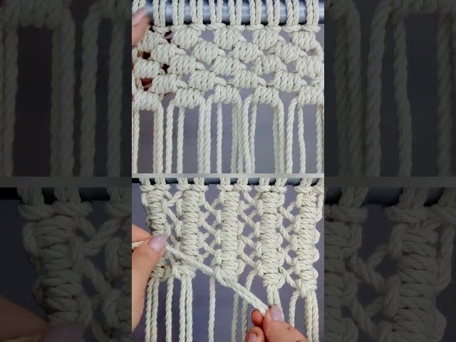 #macrametutorial #macrameknots #squareknot #diy #handmade #crafttutorial #fabric #solidpiece #panel