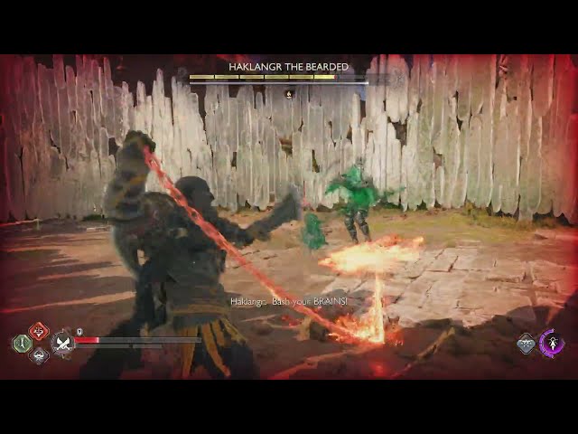 God of War Ragnarök_ Fight Haklanger The Bearded !