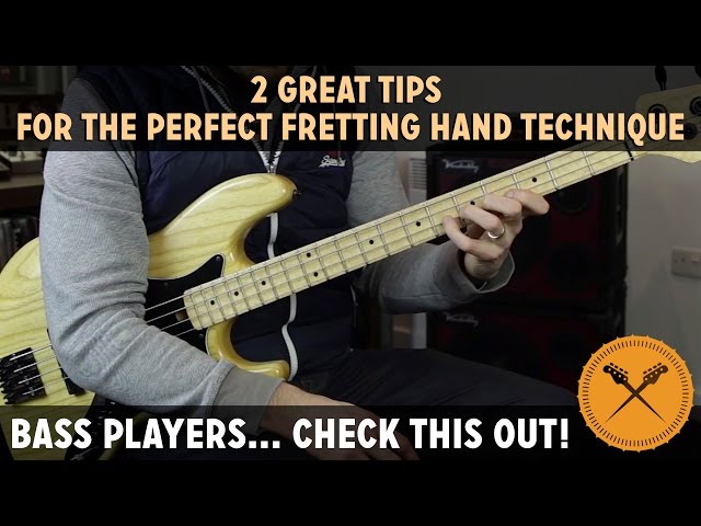 2 Great Tips For The Perfect Fretting Hand Technique /// Scott's Bass Lessons