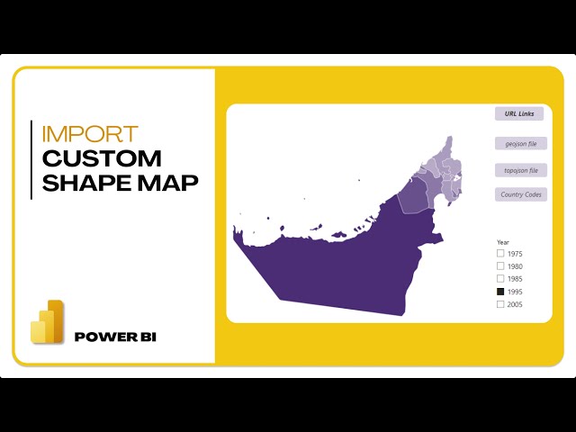 Custom Shape Map in Power BI | Power BI Tutorial
