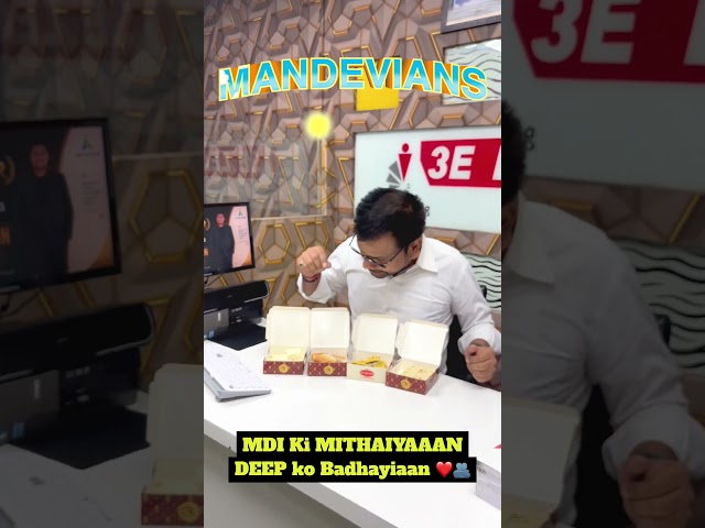 Mithai nahi MITHAYIYAAAN - MDI Ki Khushiyaan 4m Deep Hirpara ❤️🫂