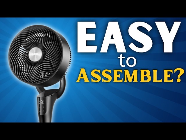 HOW TO ASSEMBLE the Dreo TurboPoly Fan 353 in UNDER 4 MINUTES!