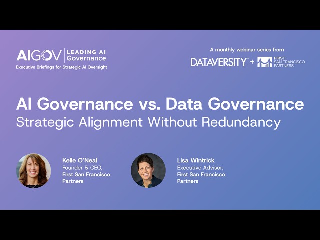 AI Governance vs. Data Governance Strategic: Alignment Without Redundancy