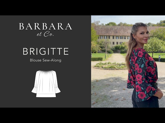 Brigitte Blouse Sew-along | BARBARA et Co. PDF Sewing Pattern