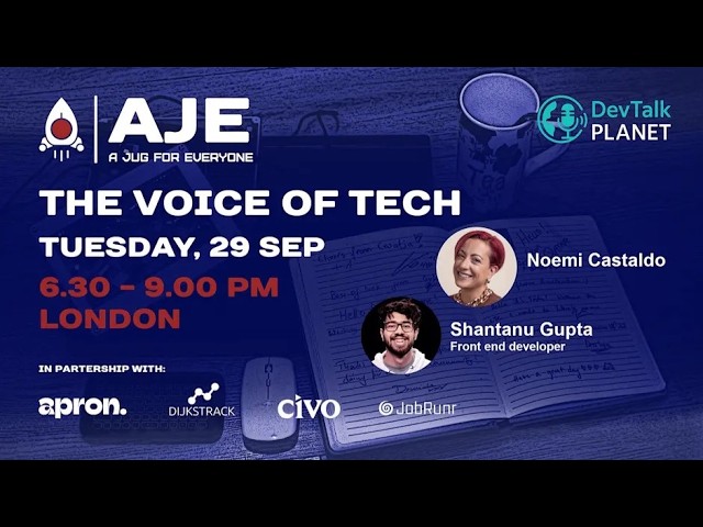 The Voice of Tech - London Java User Group meetup (29 Sep 2026)