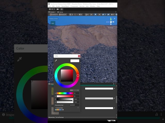 Take your terrain to the next level with TerraFormer`s high-end features! Color Tint #shorts