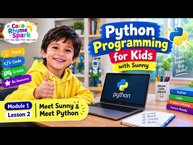 What Is Programming? 🐍 | Python Programming for Kids with Sunny | Lesson 2