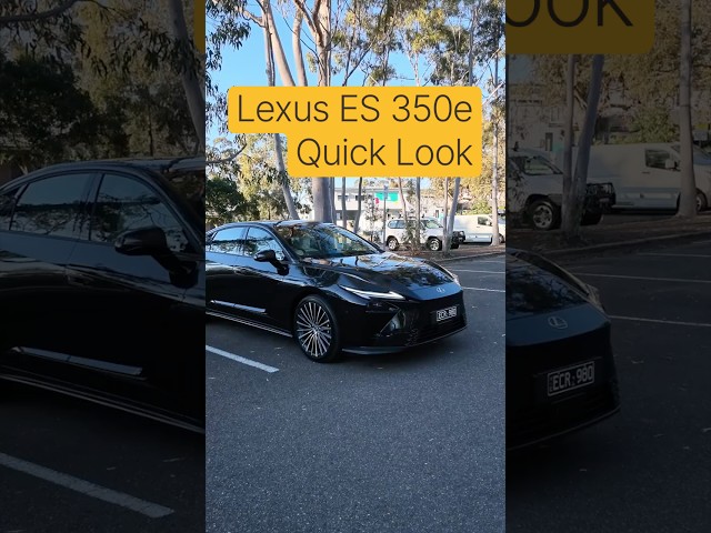 Lexus ES 350e Australia Preview Walkaround 2026