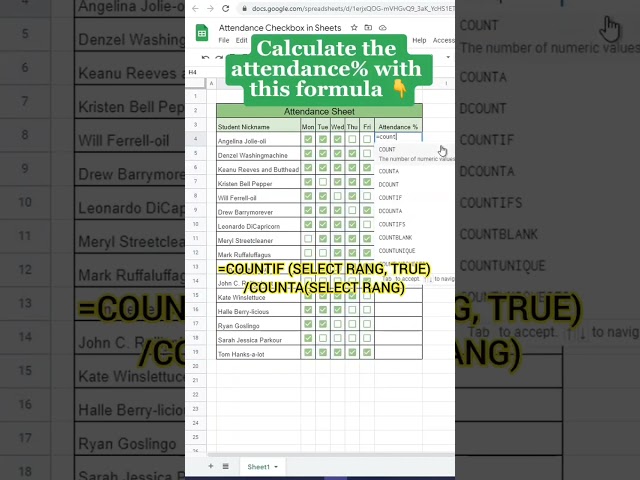 How_to_create_attendance_sheet_in_Excel_tips_and_tricks_💯💫_#exceltips_#tutorial_#trending #excel