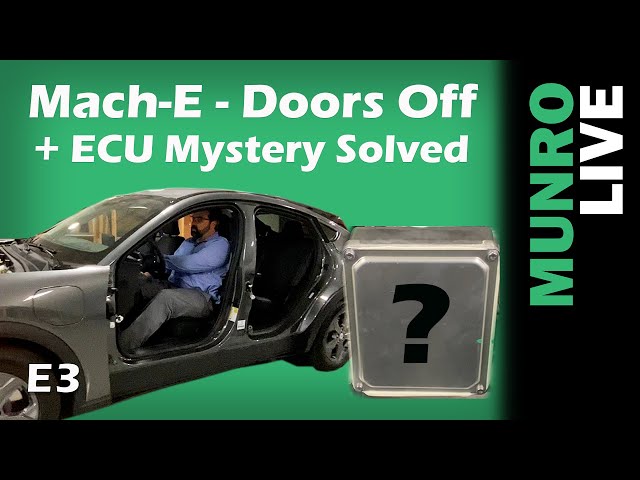 Mach-E Teardown: Doors Off + ECU Mystery Solved