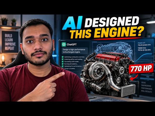 I Made GPT-6 Astra Design a 770 HP Engine From Scratch 🤯