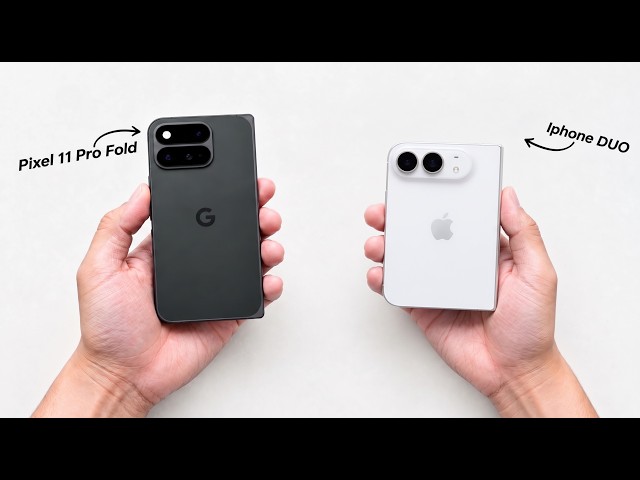 Pixel 11 Pro Fold vs iPhone Duo — Two Very Different Takes on the Future.