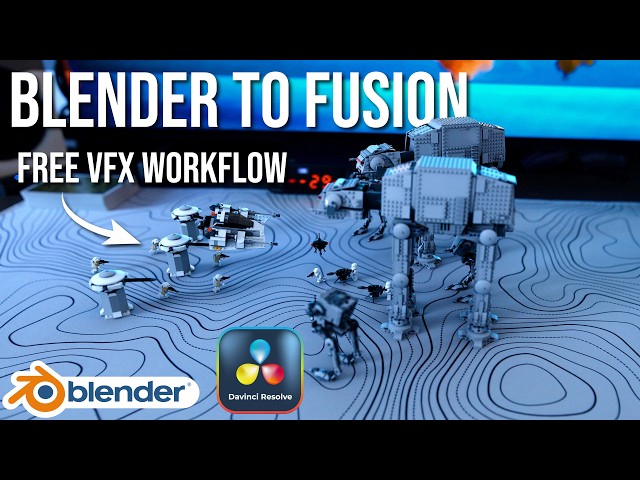 Blender to Fusion: The COMPLETE VFX Compositing Workflow