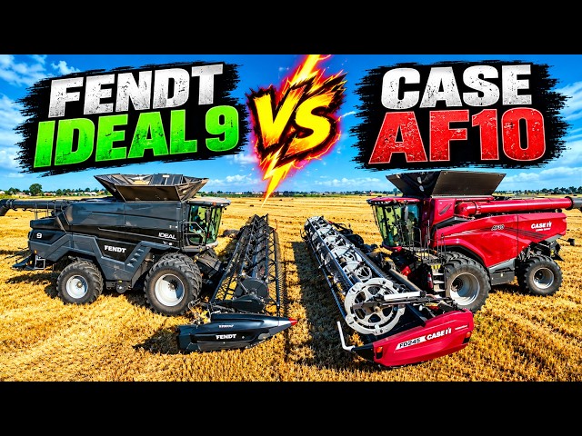 Fendt Ideal 9 vs Case AF10… Which Combine Actually Wins?