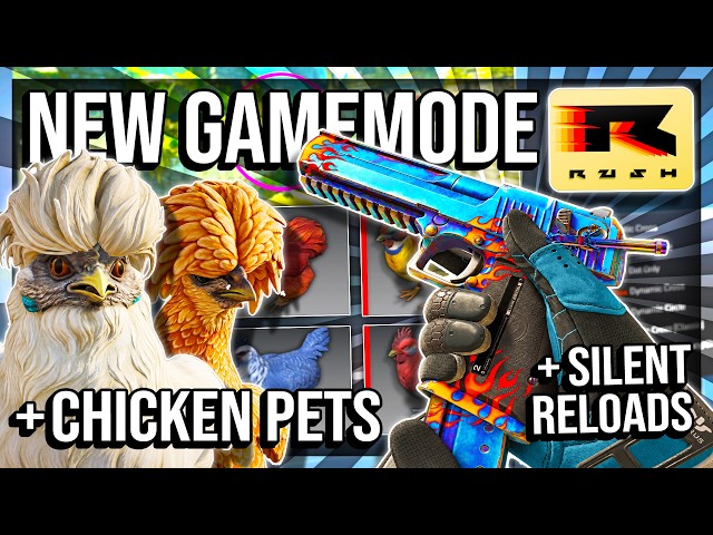 CS2 RUSH GAME MODE UPDATE (NEW CHICKEN PETS)