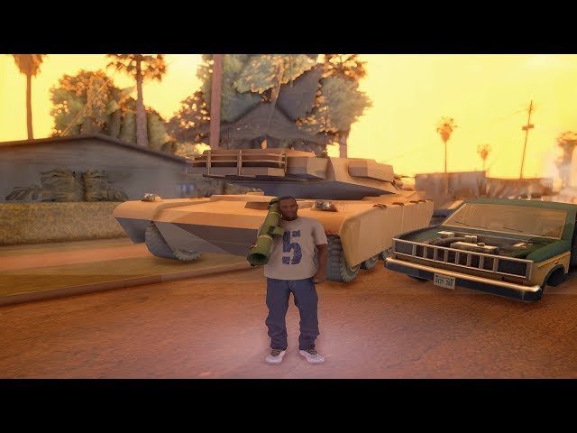 GTA San Andreas REMASTERED With GTA 5 Graphics!