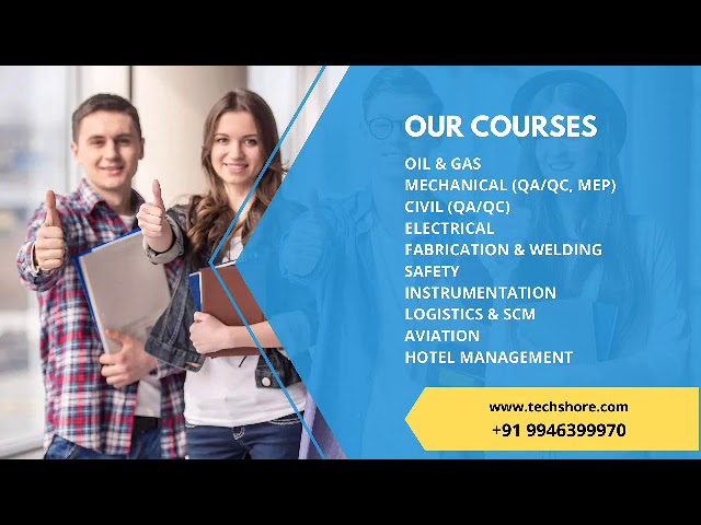 100 % Job Oriented Courses at Techshore Inspection Services