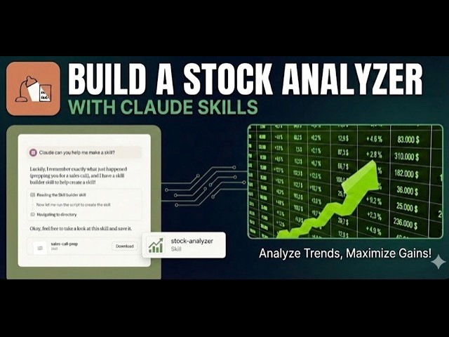 Learn How I created a Stock Analyser Skill using Claude Skills | @Make It 10x with AI