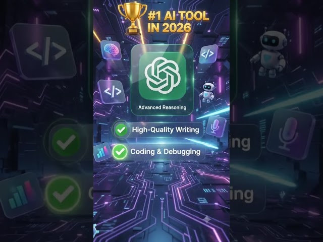 #1 AI Tool in 2026 | Why ChatGPT Beats Every Other AI 🤖⚡ #Shorts