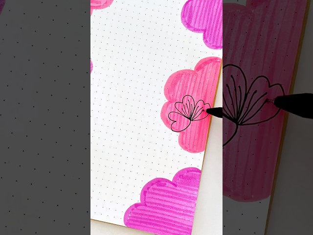Cute front page border design ideas for project #art #diy #satisfying #shorts #doodle