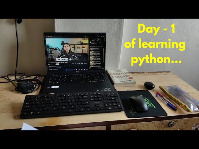 Day-1 of learning Python language.