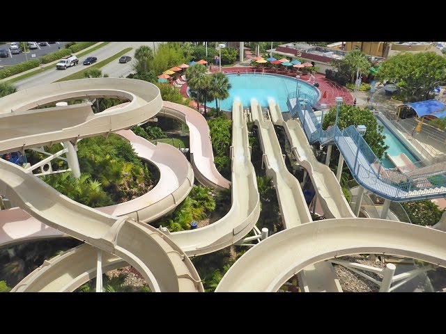 Wet 'n Wild Orlando - Mach 5 | Mat Racer Slides Onride POV