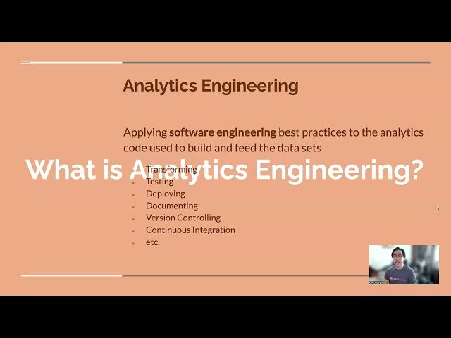 What is Analytics Engineering?