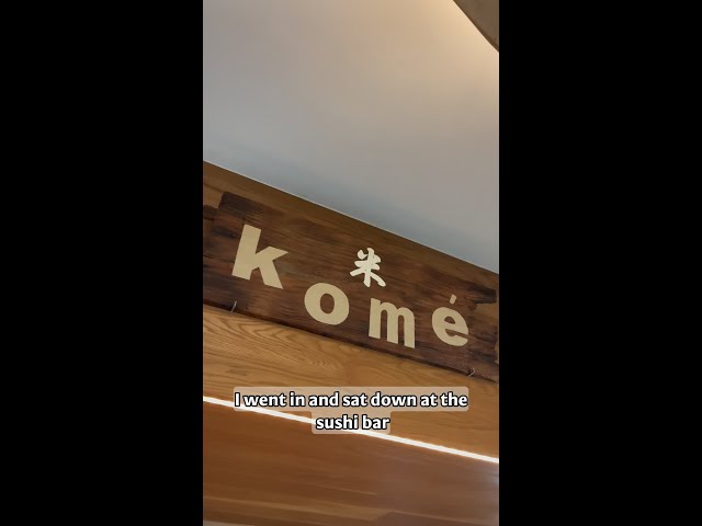 Komé has served sushi to generations in Austin for over 15 years