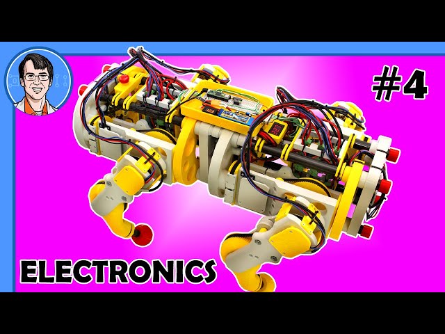 openDog V2 Part 4 - Electronics and Power up!