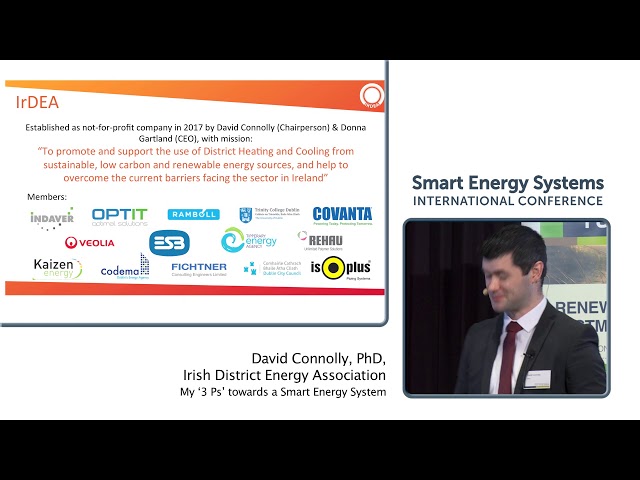 Keynote presentation by David Connolly at the 5th International Conference on Smart Energy Systems