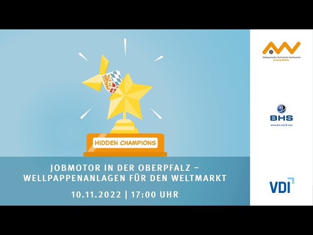 Hidden Champions Oberpfalz präsentiert BHS Corrugated Maschinen- und Anlagenbau GmbH